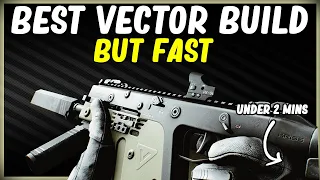 BEST VECTOR BUILD BUT FAST LOWEST RECOIL - BEST GUN BUILD IN EFT ESCAPE FROM TARKOV IN UNDER 2 MINS