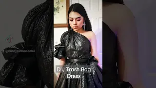 DIY TRASH BAG DRESS