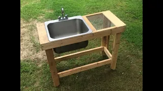 Outdoor sink for the Garden