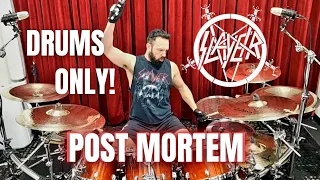 SLAYER - POSTMORTEM - DRUMS ONLY!  BIG 4 DRUMMING - JON DETTE