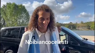 Lazio, l'arrivo di Guendouzi in Paideia per le visite mediche