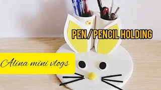 How to make Easy Pen /Pencil Holder Diy | Cardboard craft idea| pen stand craft