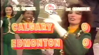 1979 WEST FINAL CALGARY Stampeders EDMONTON Eskimos