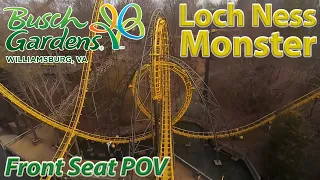 Loch Ness Monster | Front Seat POV | Busch Gardens Williamsburg | March 2019