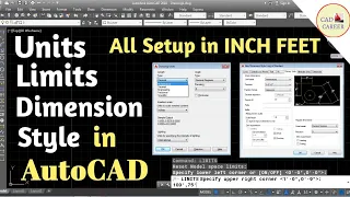 Units Limits Dimesion style with inch or feet in Autocad || How to set units limits dimension style