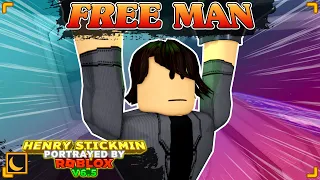 (Preview) | Henry Stickmin Portrayed by Roblox V6.5 - Free Man [Moon Animator]