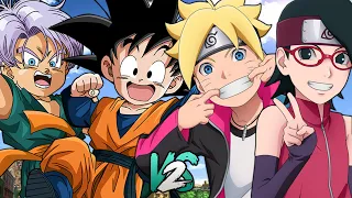 Goten & Trunks vs Boruto & Sarada 2 || Especial 100k || Kballerías de Rap || (ft. Varios Artistas)