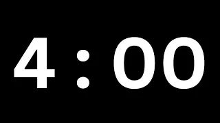 4 minute countdown timer | (240 seconds countdown)|#timer #countdown#study|@ExactTimer