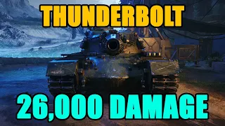 Thunderbolt - 26,000 Damage Harrier Victory | World of Tanks | Waffentrager Event