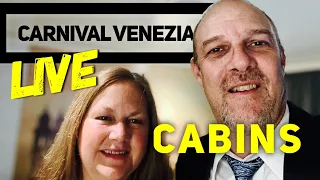 Carnival Venezia. LIVE!  10 CABIN CRAWL!!! TMC Style.