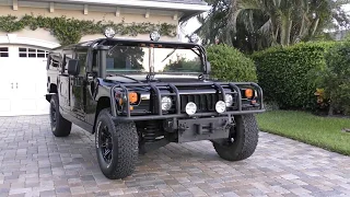 1997 AM General Hummer H1 M998 HMMWV Review and Test Drive by Bill - Auto Europa Naples (SOLD)