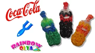 КОКА-КОЛА из резинок на рогатке без станка. Фигурки из резинок | Coca Cola Soda Bottle Charm