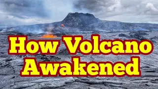 How Volcano Awakened/ Iceland Fagradalsfjall Geldingadalir Volcano