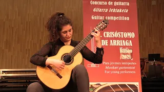 Petra Stojaković  Grande Ouverture op 61 (Mauro Giuliani) Concurso Arriaga 2021 Bilbao  3rd prize