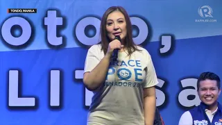 Sharon Cuneta endorses Poe's Senate bid, thanks husband Kiko's 'respect'