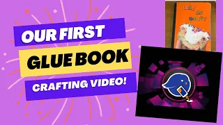 COLOR GLUE BOOK …Brand New Craft Channel! #gluebook #colorgluebook #craftwithme