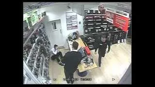 240v Electrocution caught on CCTV (funny)