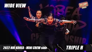 (Wide) Triple H / Silver Medalists / Mini crew Division / @HHI 2022 Korea