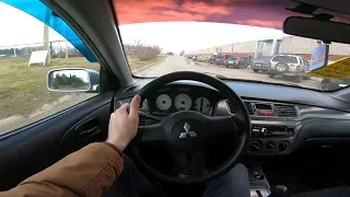 2007 Mitsubishi Lancer 1.6L POV Test Drive