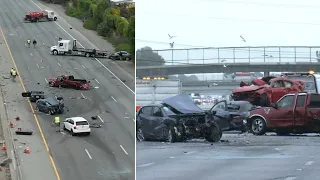 3 killed, 5 injured in Bay Area Highway 101 chain-reaction crash, CHP says