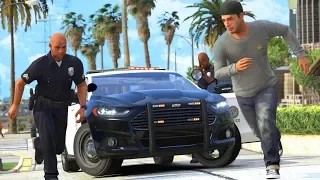 Running From Police! GTA 5 Roleplay