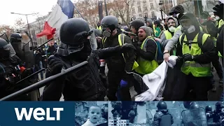 CHAOSTAGE IN PARIS: Polizei nimmt hunderte Gelbwesten-Hooligans fest