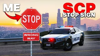 I Became an SCP Stop Sign! | GTA 5 RP