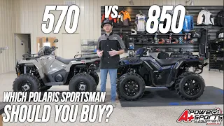 Polaris Sportsman 570 vs 850, which one should you buy?