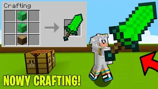 NAJSILNIEJSZY MIECZ W MINECRAFT ALE JEST GIGANTYCZNY! *Nowy Crafting*