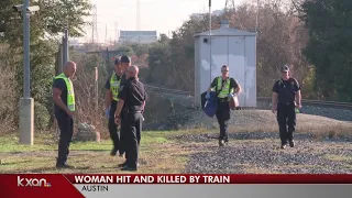 Woman dies after being hit by train in northwest Austin