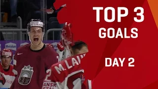 Top 3 Goals | Day 2 | #IIHFWorlds 2017