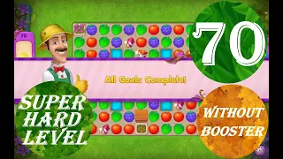 Gardenscapes Level 70 - [15 moves] [2022] [HD] solution of Level 70 Gardenscapes [No Boosters]