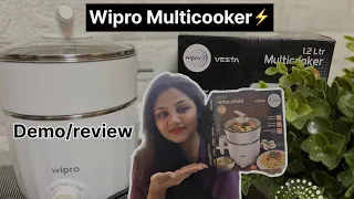Wipro electric multi cooker demo and review⚡️