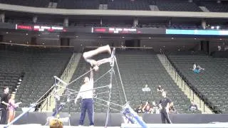 Kyla Ross - 2011 Visa Championships Podium Training - Uneven Bars