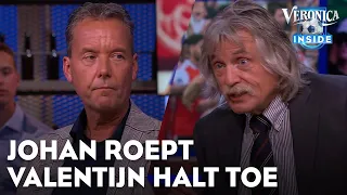 Johan roept Valentijn halt toe: 'Nu kom je met dezelfde argumenten als Van Hooijdonk'