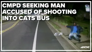 CMPD seeking man accused of shooting into CATS bus