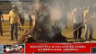 QRT: Mahigit P13-M halaga ng shabu at marijuana, sinunog