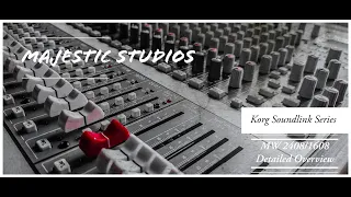 Korg Soundlink: MW2408 MW1608 Mixer Detailed Review