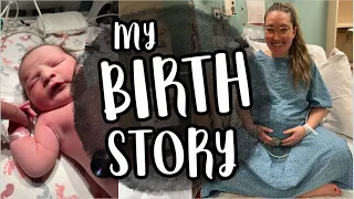 MY BIRTH STORY as a First Time Mom *positive epidural experience*