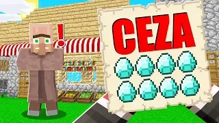 FAKİR KÖYDE DÜKKAN KONTROLÜ YAPTI! 😱 - Minecraft