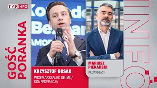 Krzysztof Bosak: premier Tusk powinien przyhamować z komentarzami wobec Trumpa | GOŚĆ PORANKA