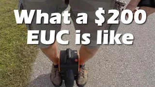 What a $200 electric unicycle is like