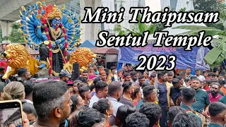 Colorful Hindu festival of faith in Sentul Kaliamman Temple , Kuala Lumpur 2023