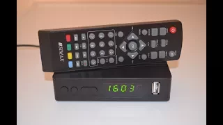 SIMAX HDTR871F2 Т2  тюнер ресивер  DVB T2 обзор, настройка, подключение