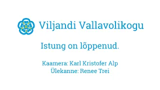 Viljandi Vallavolikogu istung 27. novembril 2019