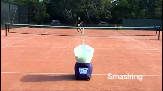 Spinfire Pro 2 Tennis Ball Machine - On Court