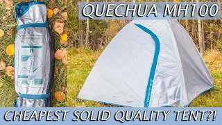 QUECHUA MH100 2 PERSON TENT from Decathlon Full Review | Cheapest Available Solid Quality Tent?!