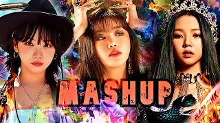 (G)I-DLE x LE SSERAFIM x AESPA ft. BLACKPINK - Lion + OMG + Unforgiven + Black Mamba + Pink Venom