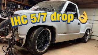 95 OBS Chevy IHC Suspension 5/7 drop install Part 2 - The Rear