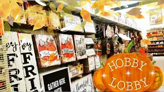 HOBBY LOBBY * SHOP WITH ME | FALL HOME DECOR 2020